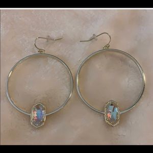 Kendra Scott Dichroic Hoops
